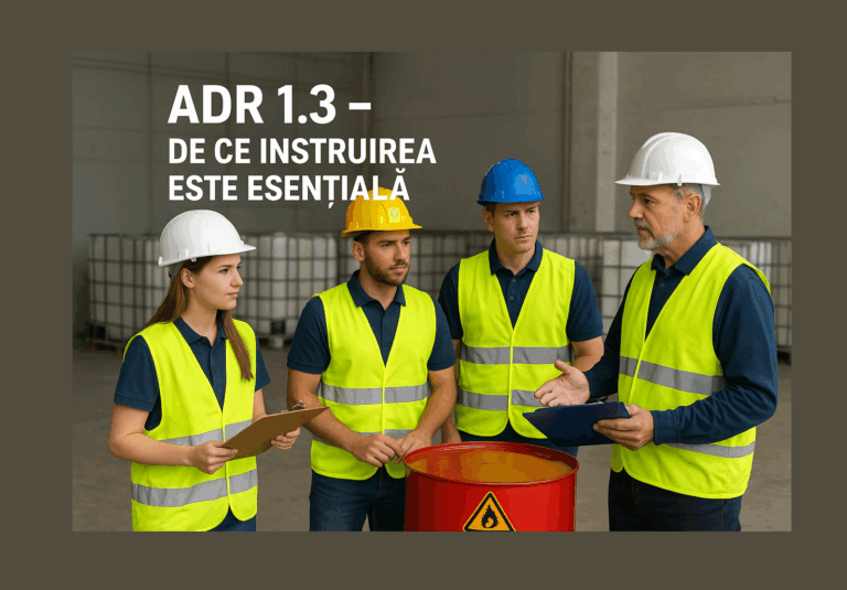 De ce este importantă pregătire 1.3ADR pentru transporturile LQ sau sub 1000 de puncte